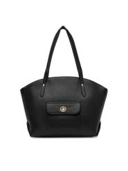 Beverly Hills Polo Club Torebka CEO-BHPC-C-001-09 Czarny. Czarne shopper Beverly Hills Polo Club, bez wzorów, z materiału, bez dodatków. Za 219.99 zł.