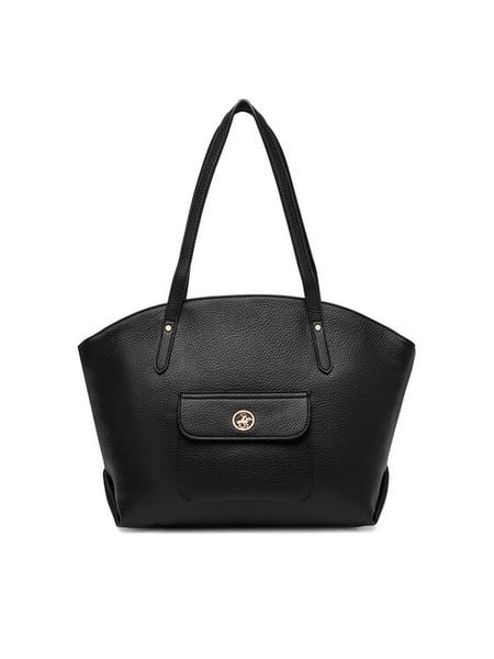 Beverly Hills Polo Club Torebka CEO-BHPC-C-001-09 Czarny. Czarne shopper Beverly Hills Polo Club, bez wzorów, z materiału, bez dodatków. Za 219.99 zł.