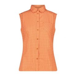 Koszula damska turystyczne CMP 34S5716. Brązowe koszule CMP, s, bez wzorów, sportowe, bez kołnierzyka, bez ramiączek. Za 201.00 zł.