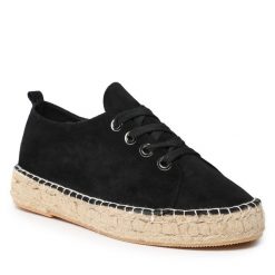 Espadryle Jenny Fairy. Czarne espadryle Jenny Fairy, bez wzorów, bez obcasa, bez zapięcia. Za 119.99 zł.