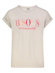 Sublevel Koszulka w kolorze beżowym rozmiar: XXL. Brązowe bluzki Sublevel, xxl, bez wzorów, bez kołnierzyka, bez ramiączek. Za 43.99 zł.