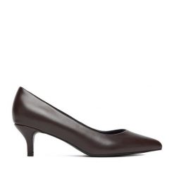 Szpilki Lasocki. Brązowe szpilki Lasocki, bez wzorów, bez obcasa, na szpilce, bez zapięcia. Za 229.99 zł.