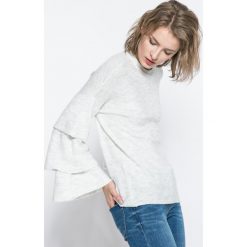 Only - Sweter Flower. Szare swetry Only, l, bez wzorów, z dzianiny, bez ramiączek. W wyprzedaży za 39.90 zł.