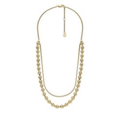 Naszyjnik Fossil. Żółte naszyjniki Fossil, złote. Za 239.99 zł.