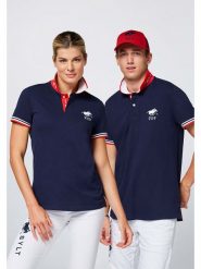 Polo Sylt Koszulka polo w kolorze granatowym rozmiar: XXL. Niebieskie koszulki polo Polo Sylt, xxl, bez wzorów, z bawełny, bez kołnierzyka, bez ramiączek. Za 122.96 zł.