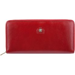Portfel. Czarne portfele Wittchen, bez wzorów, ze skóry. W wyprzedaży za 219.90 zł.