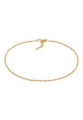 Elli Naszyjnik damski sznurkowy Twisted Basic Timeless Trend regulowany wykonany ze srebra próby 925 Sterling Silver Bransoletki na nogę 1 ct Damski. Szare bransoletki Elli, srebrne. Za 238.99 zł.