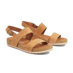 Sandały damskie Timberland Malibu Waves 2Band. Brązowe sandały Timberland, bez wzorów, sportowe, bez obcasa, bez zapięcia. W wyprzedaży za 362.90 zł.