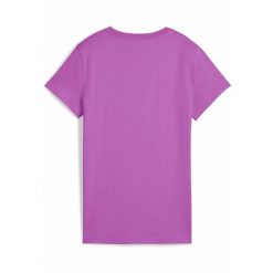Damska koszulka ESS ELEVATED PUMA Wild Berry Purple. Fioletowe bluzki Puma, s, z aplikacjami, eleganckie, bez kołnierzyka, bez ramiączek. Za 77.99 zł.