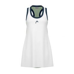 Head Play Tech Woman Dress. Białe sukienki Head, bez wzorów, sportowe, bez kołnierzyka, bez ramiączek, sportowe. W wyprzedaży za 373.20 zł.