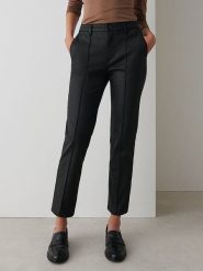 OPUS Spodnie w kolorze czarnym rozmiar: 42/L28. Czarne spodnie materiałowe Opus, l, bez wzorów, z materiału, z podwyższonym stanem. Za 173.99 zł.