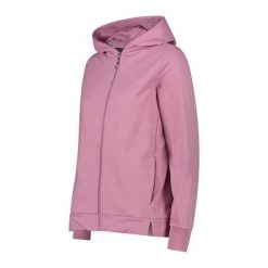 Bluza damska z kapturem CMP. Czerwone bluzy CMP, bez wzorów, z kapturem. Za 315.50 zł.
