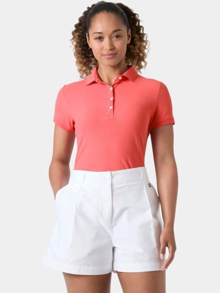 Koszulka Polo Damska Helly Hansen W Crewline. Brązowe koszulki polo Helly Hansen, l, bez wzorów, z materiału, bez kołnierzyka, bez ramiączek. Za 299.00 zł.