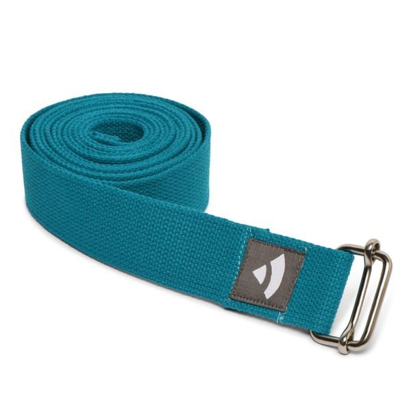 Pasek do jogi Bodhi Asana belt. Niebieskie paski BODHI, bez wzorów, sportowe. Za 39.99 zł.
