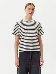 ONLY T-Shirt Livina 15272227 Beżowy Regular Fit. Brązowe t-shirty Only, s, bez wzorów, z bawełny, bez kołnierzyka, bez ramiączek. Za 49.99 zł.