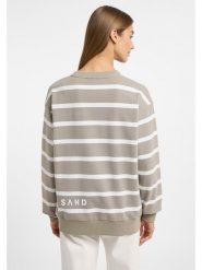 ELBSAND Bluza "Meret" w kolorze biało-beżowym rozmiar: S. Brązowe bluzy ELBSAND, s, bez wzorów, bez kaptura. Za 193.24 zł.