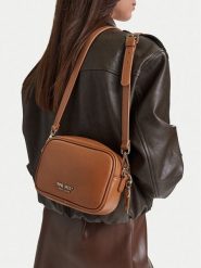 Nine West Torebka EO-CALM POISE-LDA6766B Brązowy jasny. Brązowe listonoszki Nine West, bez wzorów, bez dodatków. Za 299.99 zł.