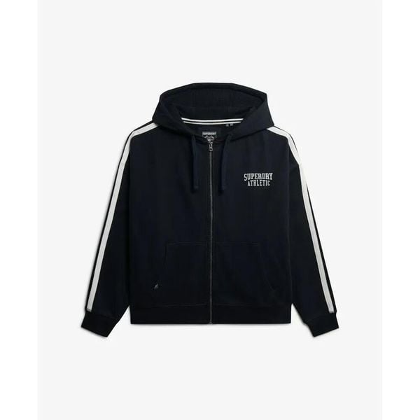 Bluza damska z kapturem Superdry Athletic Essentials. Zielone bluzy Superdry, l, bez wzorów, z kapturem. Za 297.00 zł.