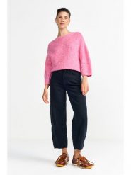 Rich & Royal Sweter w kolorze jasnoróżowym rozmiar: M. Różowe swetry Rich & Royal, m, bez wzorów, bez ramiączek. Za 208.99 zł.