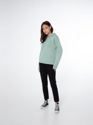 Bluza damska Protest PRTKAIKOURA hoody. Niebieskie bluzy Protest, xs, bez wzorów, bez kaptura. Za 289.99 zł.