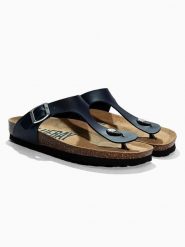 Bluebay Japonki "Myrphis" w kolorze granatowym rozmiar: 40. Klapki Bluebay, bez wzorów, z otwartym noskiem, bez obcasa. Za 132.95 zł.