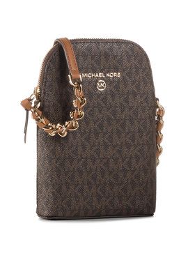Torebka MICHAEL Michael Kors. Brązowe kopertówki MICHAEL Michael Kors, bez wzorów, bez dodatków. Za 1,019.00 zł.