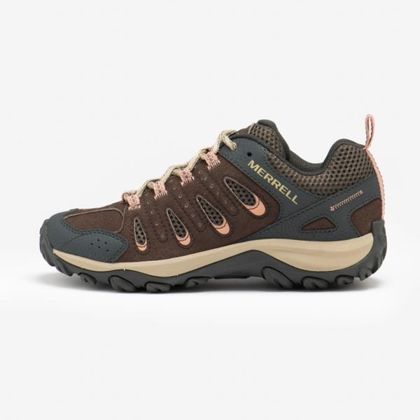 Buty turystyczne damskie Merell Crosslander. Brązowe trekkingi Merrell, z kauczuku, trekkingowe. Za 329.99 zł.