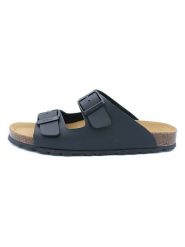 Billowy Klapki w kolorze czarnym rozmiar: 41. Czarne klapki Billowy, bez wzorów, z otwartym noskiem, bez obcasa. Za 100.04 zł.