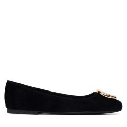 Baleriny MICHAEL Michael Kors. Czarne baleriny MICHAEL Michael Kors, bez wzorów, bez obcasa. Za 679.99 zł.