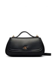 Calvin Klein Torebka LV04F3679G Czarny. Czarne torebki klasyczne Calvin Klein, bez wzorów, ze skóry, bez dodatków. Za 409.99 zł.