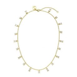 Purelei Purelei Naszyjnik Powder Naszyjniki 1 ct Damski. Białe naszyjniki Purelei, z cyrkonią, pozłacane. Za 108.49 zł.