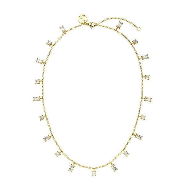 Purelei Purelei Naszyjnik Powder Naszyjniki 1 ct Damski. Białe naszyjniki Purelei, z cyrkonią, pozłacane. Za 108.49 zł.