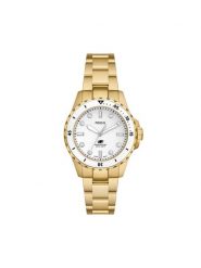 Fossil Zegarek Blue ES5350 Złoty. Żółte, analogowe zegarki Fossil, złote. Za 629.99 zł.