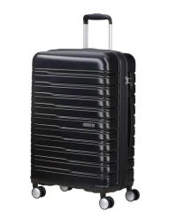 Walizka podróżna American Tourister Flashline Spinner 67 75. Czarne walizki American Tourister, bez wzorów. Za 509.99 zł.
