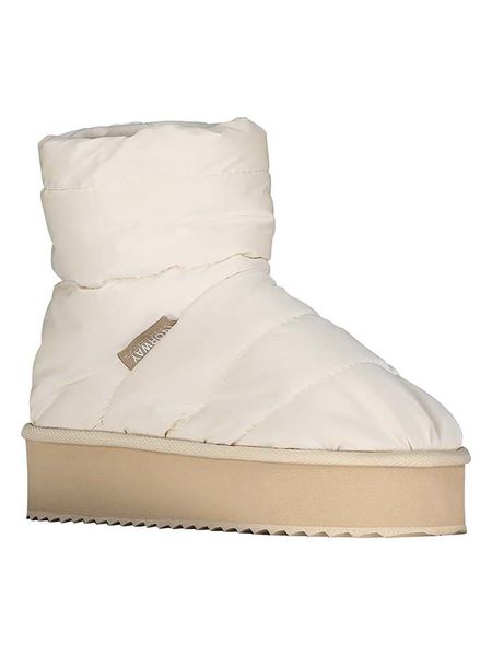 Geographical Norway Botki zimowe "Ornella" w kolorze kremowym rozmiar: 36. Brązowe botki Geographical Norway, na zimę, bez wzorów, bez obcasa, bez zapięcia. Za 99.80 zł.