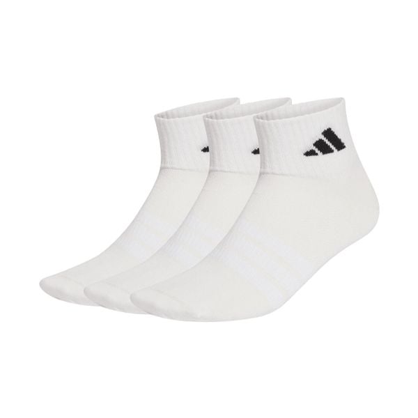 Skarpety adidas Thin&Light Sportswear 3 pary. Białe skarpety Adidas, bez wzorów, z bawełny. Za 42.99 zł.