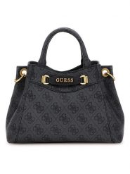 Guess Torebka w kolorze antracytowym - 23 x 16 x 9 cm rozmiar: onesize. Czarne torby na ramię Guess, z aplikacjami, z materiału, przez ramię, z nadrukiem, bez dodatków. Za 405.05 zł.