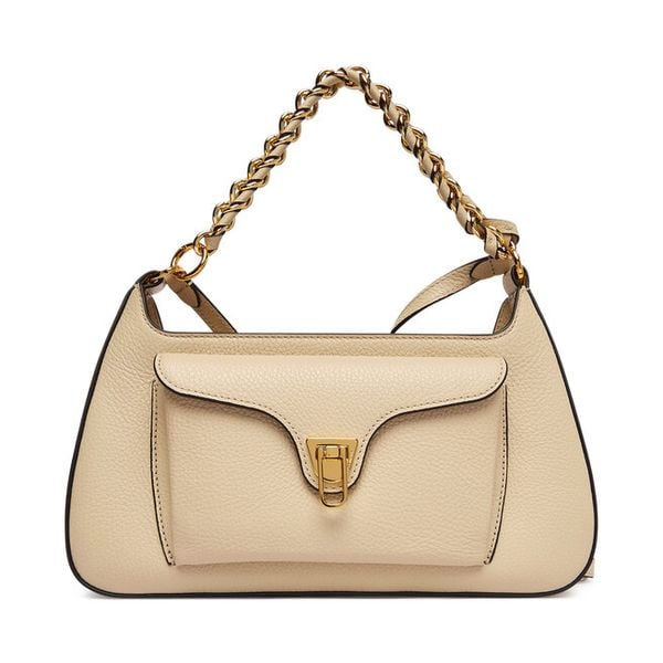 Torebka Coccinelle. Brązowe torebki klasyczne Coccinelle, bez wzorów, bez dodatków. Za 1,339.00 zł.