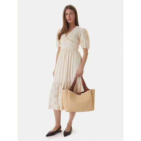 Torebka DKNY. Brązowe shopper DKNY, bez wzorów, bez dodatków. Za 595.99 zł.
