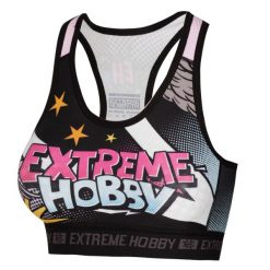 Stanik sportowy fitness siłownia MMA EXTREME HOBBY COMICS. Bielizna sportowa EXTREME HOBBY, l, bez wzorów, z elastanu. Za 119.00 zł.
