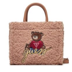 Torebka Guess. Brązowe torebki klasyczne Guess, z aplikacjami, bez dodatków. Za 239.99 zł.