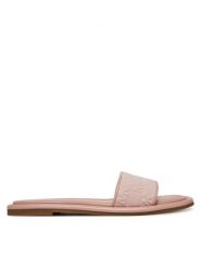 MICHAEL Michael Kors Klapki Dana 40S5DNFS2D Różowy. Czerwone klapki MICHAEL Michael Kors, bez wzorów, z materiału, bez obcasa. Za 349.99 zł.