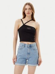 Volcom Top Stonezone B0112503 Czarny Slim Fit. Czarne topy Volcom, m, bez wzorów, z bawełny, bez kołnierzyka, bez ramiączek. Za 49.99 zł.
