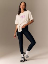 4F Legginsy z prążkowanej dzianiny damskie - czarne M. Czarne legginsy 4f, m, bez wzorów, z dzianiny, z podwyższonym stanem. Za 99.99 zł.