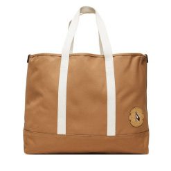 Torebka Tommy Hilfiger. Brązowe shopper TOMMY HILFIGER, bez wzorów, bez dodatków. Za 559.99 zł.