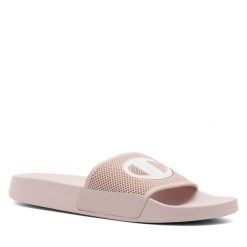Klapki Champion. Czerwone klapki Champion, bez wzorów, bez obcasa. Za 79.99 zł.