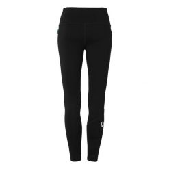 Legginsy Kempa. Czarne legginsy Kempa, l, bez wzorów, z materiału. Za 177.30 zł.