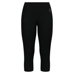 Legginsy termoaktywne damskie Odlo Merino 200 BL Bottom 3/4. Czarne legginsy Odlo, xs, bez wzorów. Za 261.99 zł.