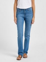 Lee Dżinsy - Slim fit - w kolorze niebieskim rozmiar: W32/L33. Niebieskie jeansy Lee, l, z aplikacjami. Za 153.34 zł.