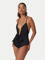 Bluebella Piżama Blake 42284 Czarny Feminine Fit. Czarne piżamy BlueBella, bez wzorów, z syntetyku, bez ramiączek. Za 179.99 zł.